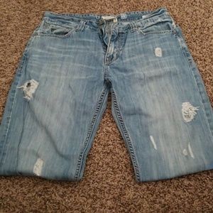 Faded jeans